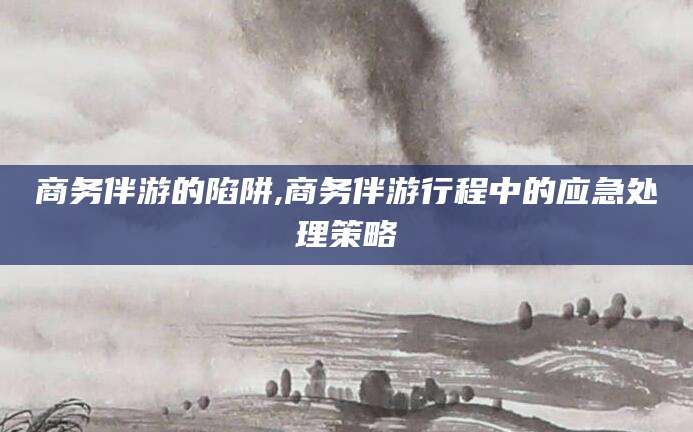 河池商务伴游的陷阱,商务伴游行程中的应急处理策略